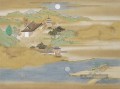 Landschaft rund Ishiyama dera und See biwa Tosa Mitsuoki Japanisch
